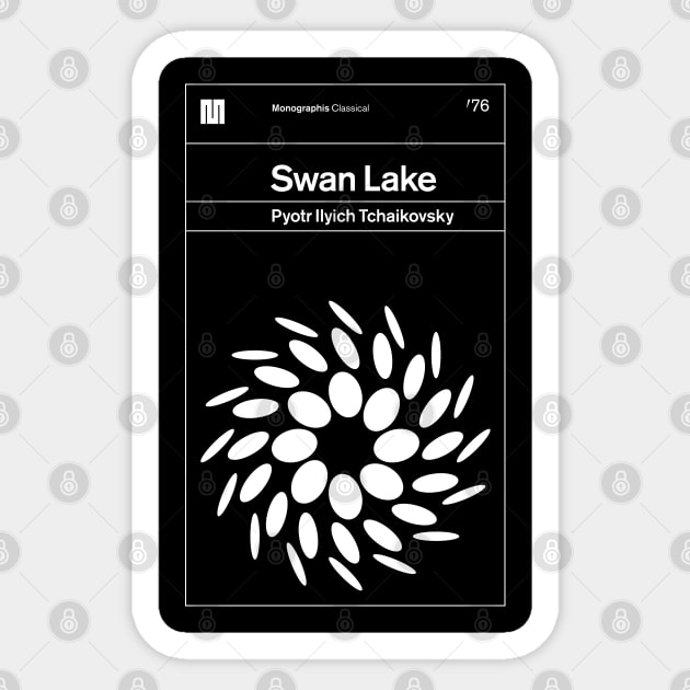 Swan Lake Sticker by Monographis